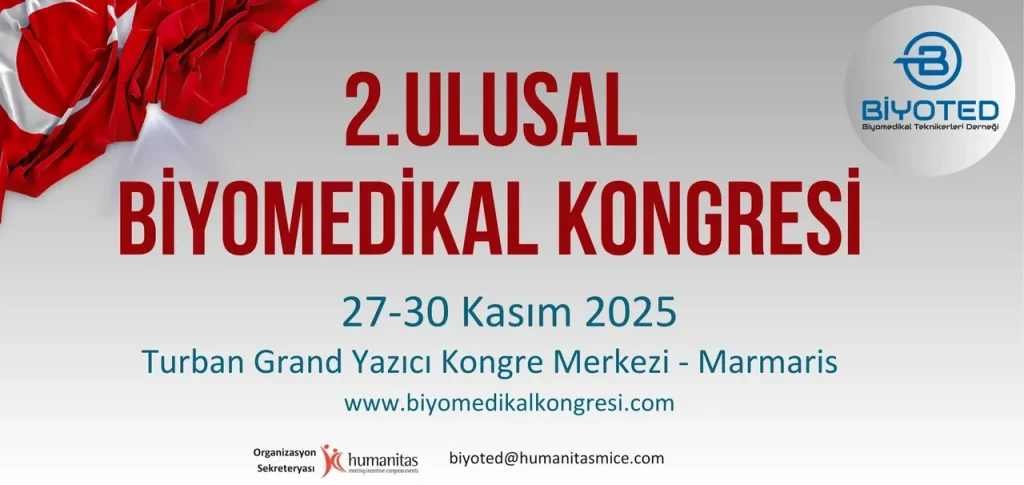2. Ulusal Biyomedikal Kongresi Marmaris’te Gerçekleşecek
